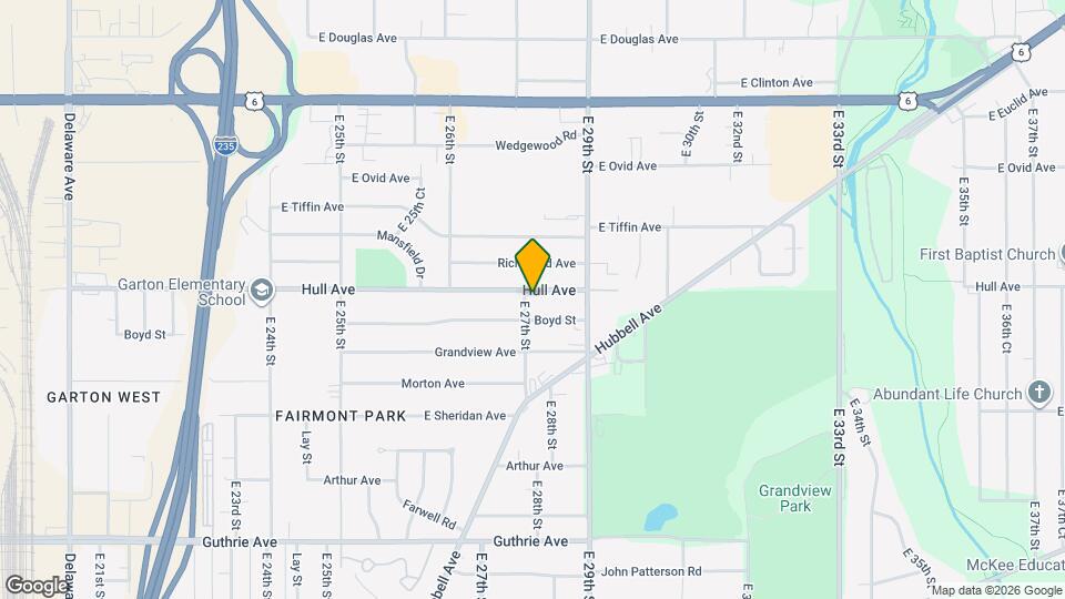 2703 Hull Ave Map and Location Details