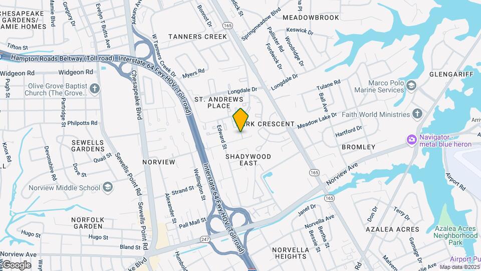1436 Picadilly St Map and Location Details