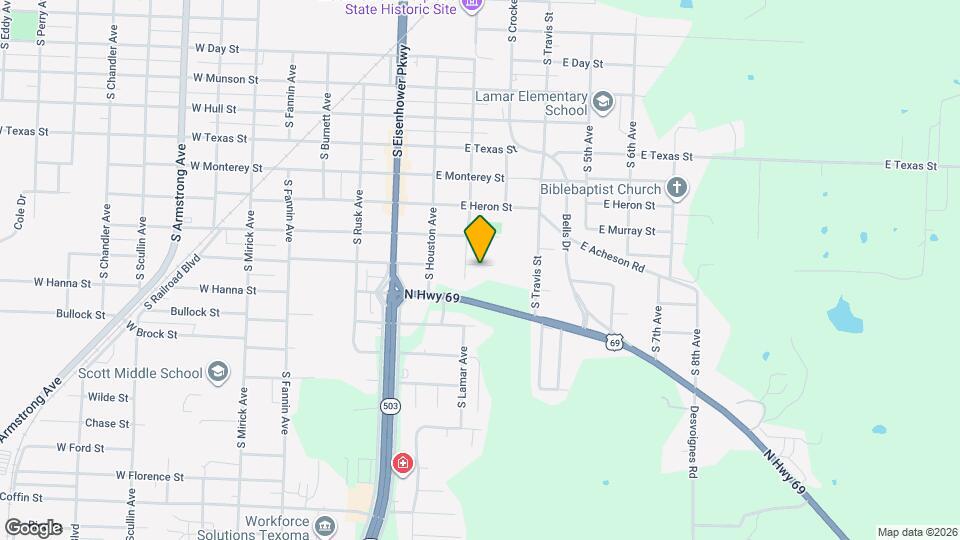 214 E Acheson St Map and Location Details