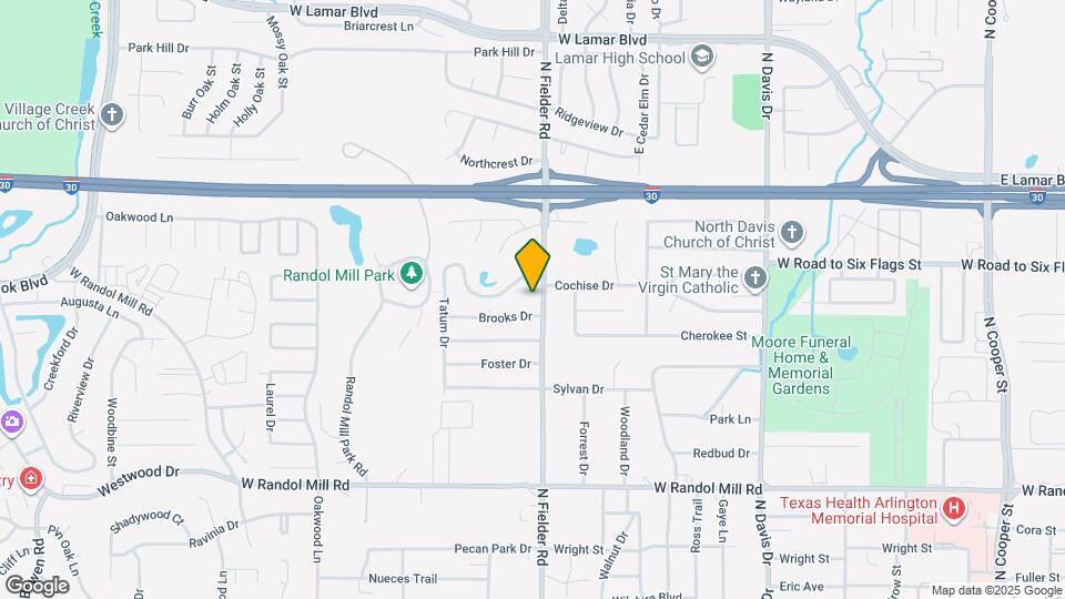 1504 N Fielder Rd Map and Location Details