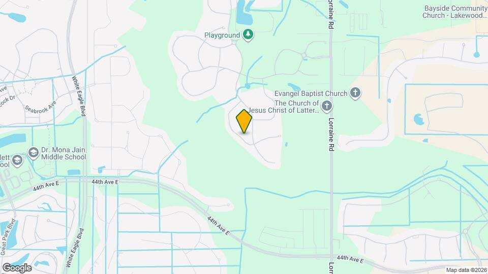 13827 Green Hammock Pl Map and Location Details