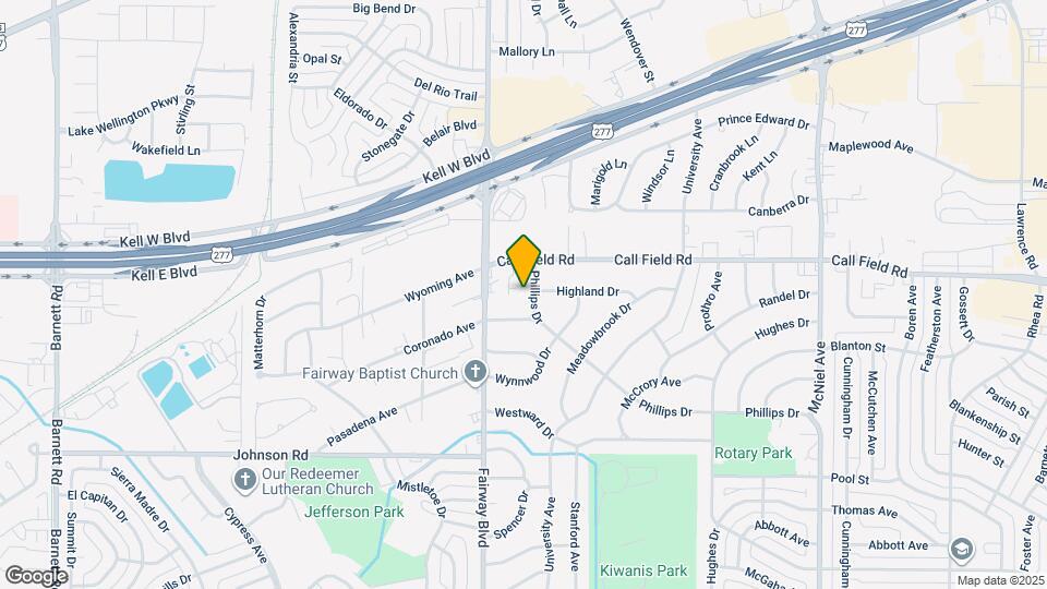 4444 Phillips Dr Map and Location Details