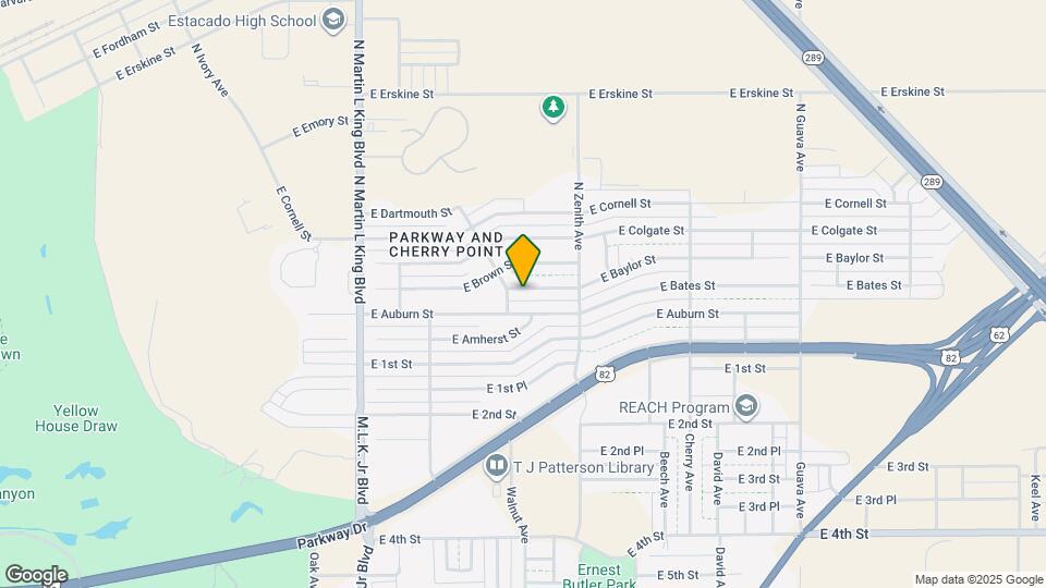 1906 E Baylor St Map and Location Details