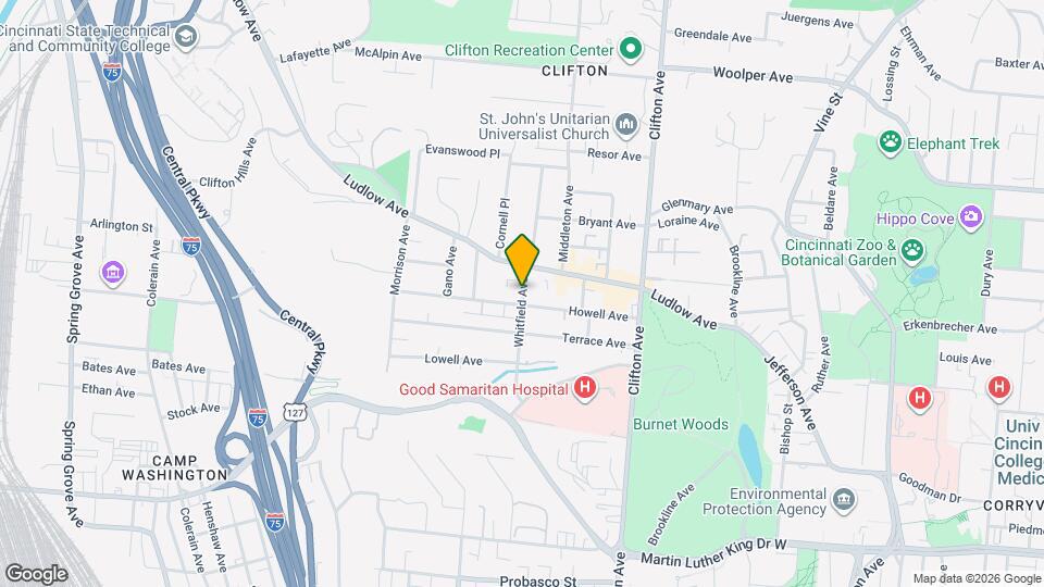 3349 Whitfield Ave Map and Location Details