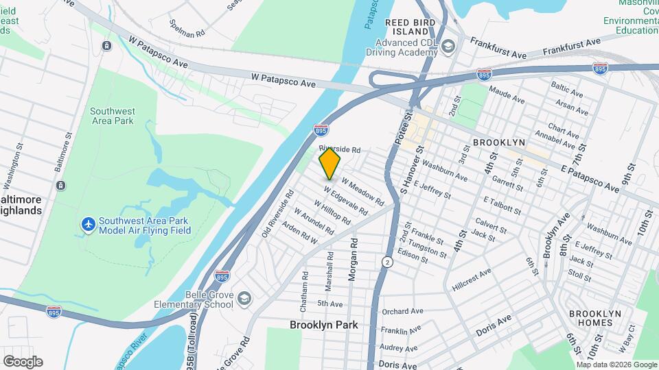202 W Edgevale Rd Map and Location Details