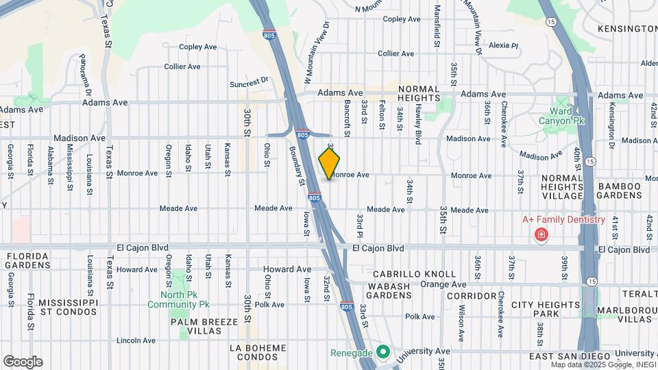 4462 32nd St Map and Location Details