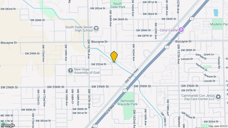 16243 SW 292nd St Map and Location Details