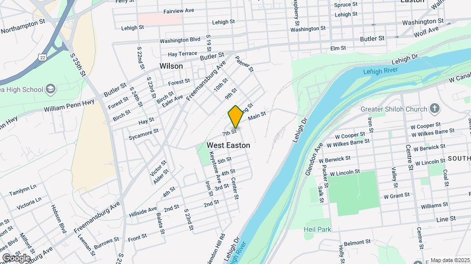 202 7th St, Unit #202 Map and Location Details