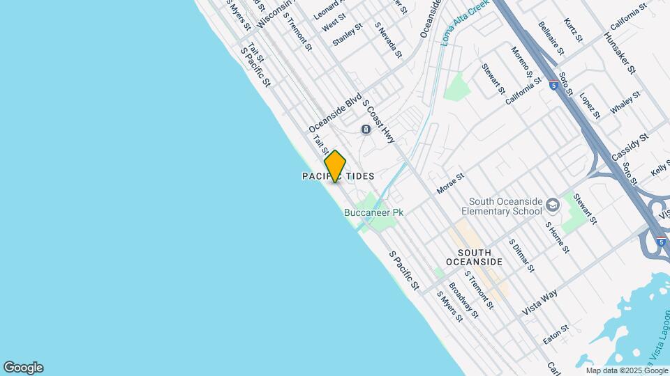 1401 S Pacific St Map and Location Details
