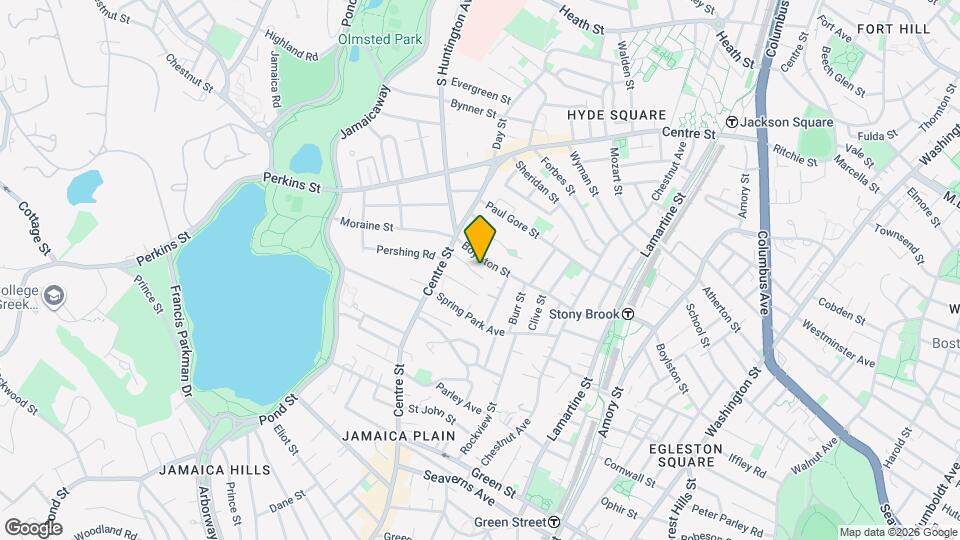 30 Roseway St, Unit 1 Map and Location Details