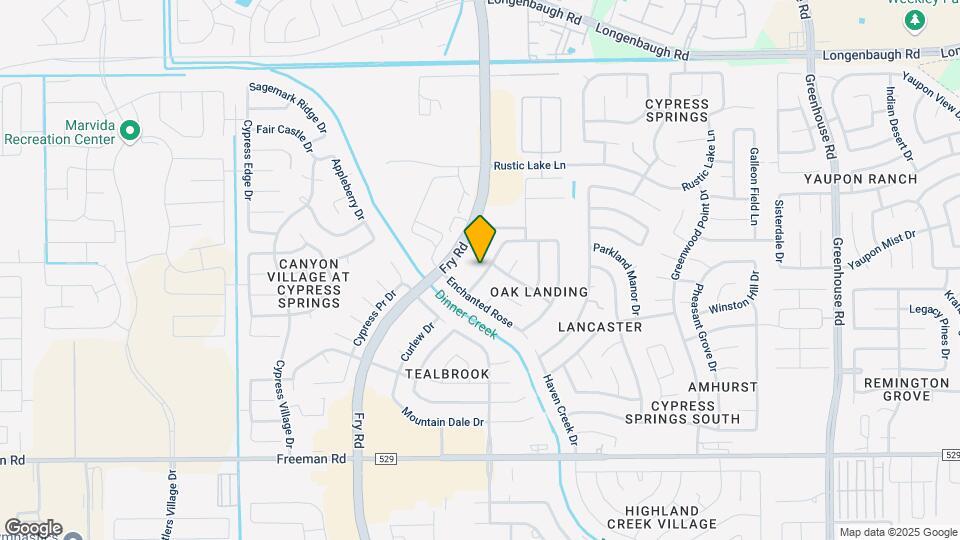 7427 Bering Landing Dr Map and Location Details