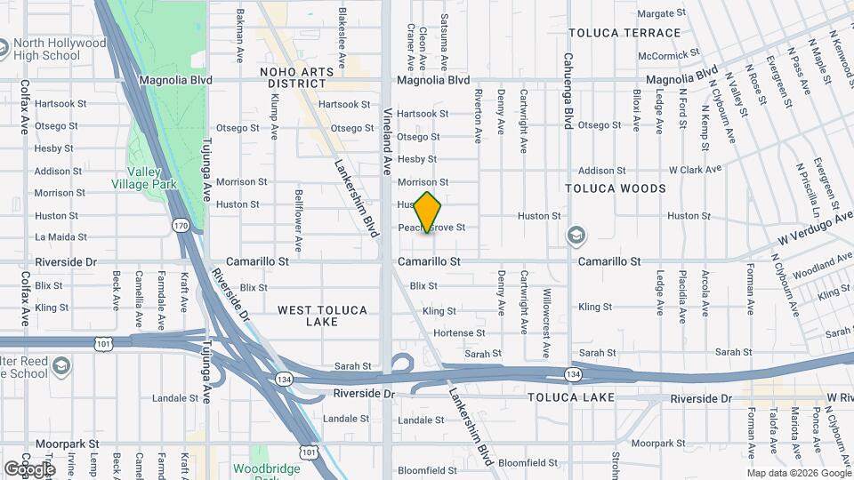 4827 Cleon Ave, Unit 4827.5 Cleon Ave Mapa y Detalles de la Ubicación