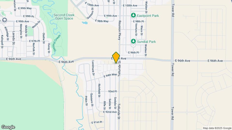 9560 Sedalia St Map and Location Details