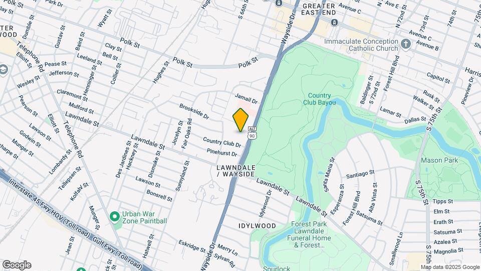 1010 S Wayside Dr, Unit 308 Map and Location Details