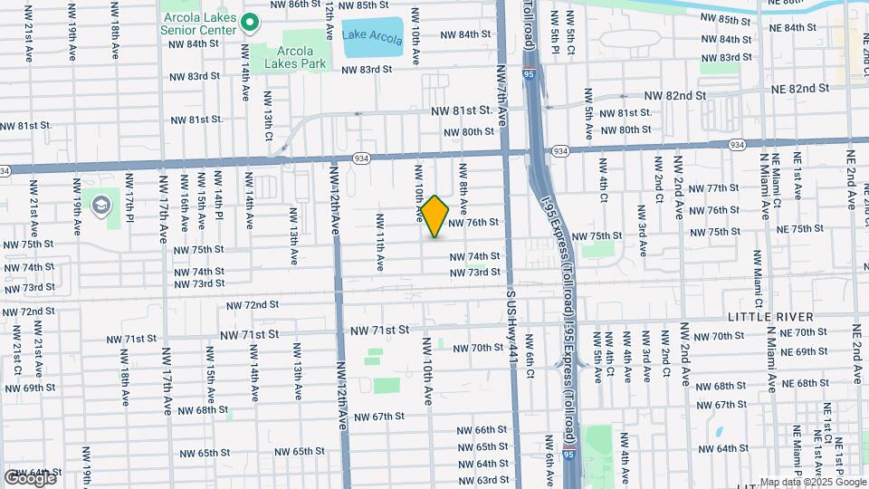 910 NW 75th St Map and Location Details