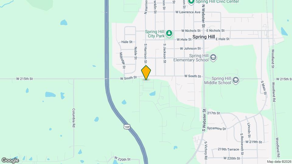 21376 W 215th Ter Map and Location Details