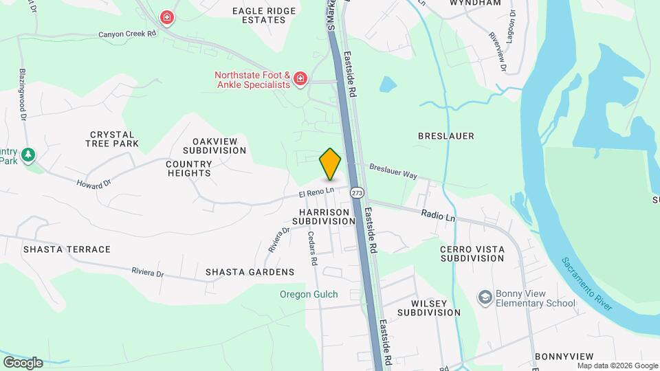 2220 El Reno Ln Mapa y Detalles de la Ubicación