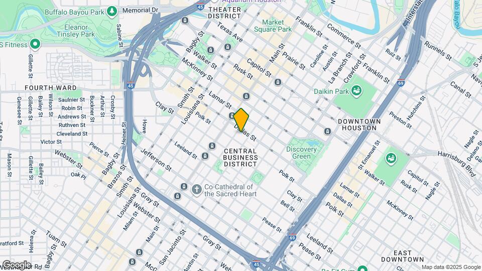 1201 Fannin St Mapa y Detalles de la Ubicación