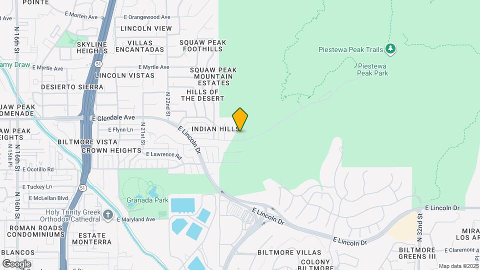 6802 N 26th St Map and Location Details