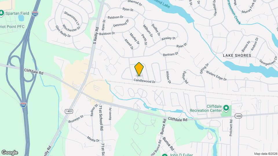545 Auburndale Ln Mapa y Detalles de la Ubicación