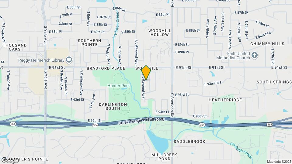 9143 S Lakewood Ave Mapa y Detalles de la Ubicación