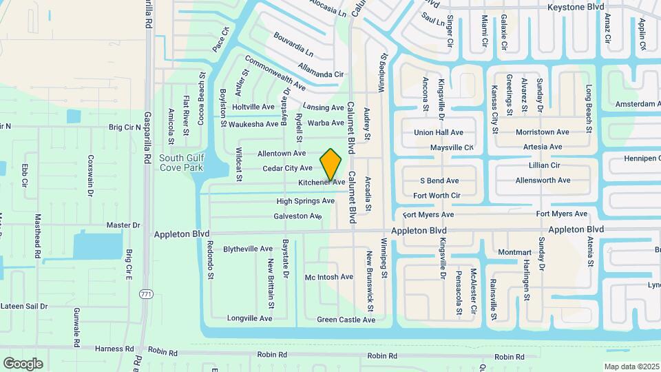 13453 Kitchener Ave Map and Location Details