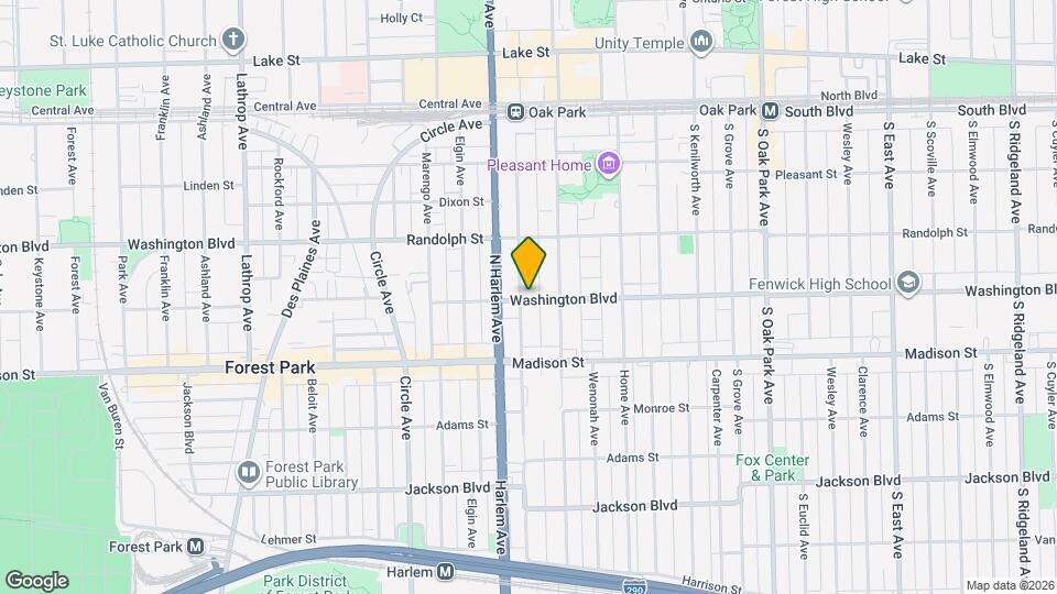 1130 W Washington Blvd Map and Location Details