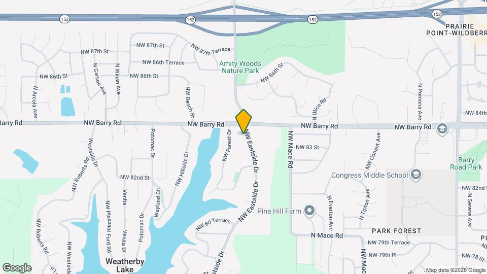 8314 NW Eastside Dr Map and Location Details