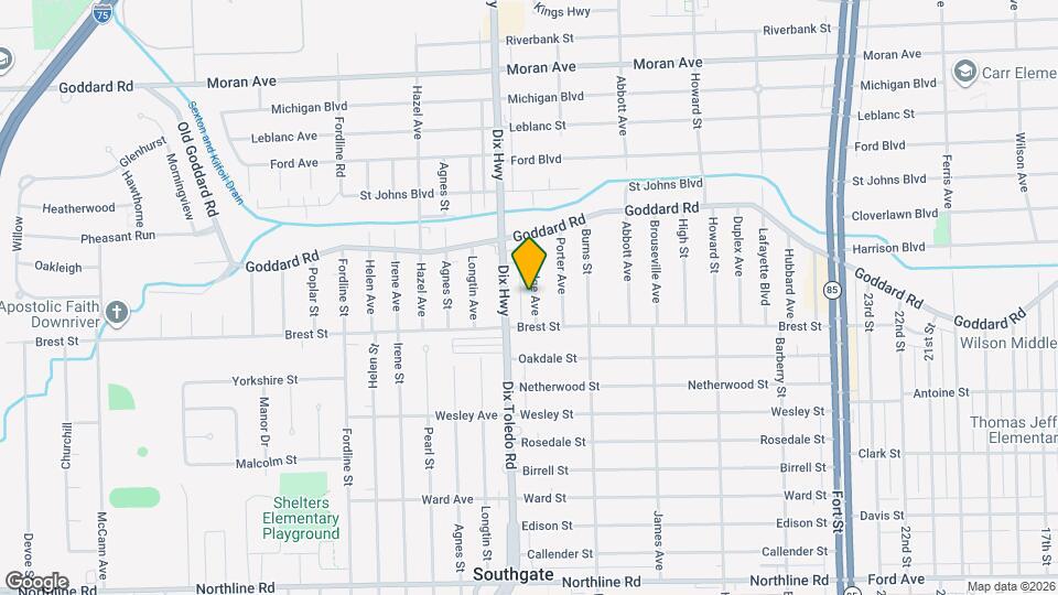 4202 Coolidge Ave Mapa y Detalles de la Ubicación