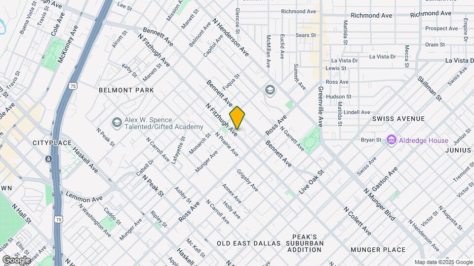 1818 N Fitzhugh Ave, Unit 4 Mapa y Detalles de la Ubicación