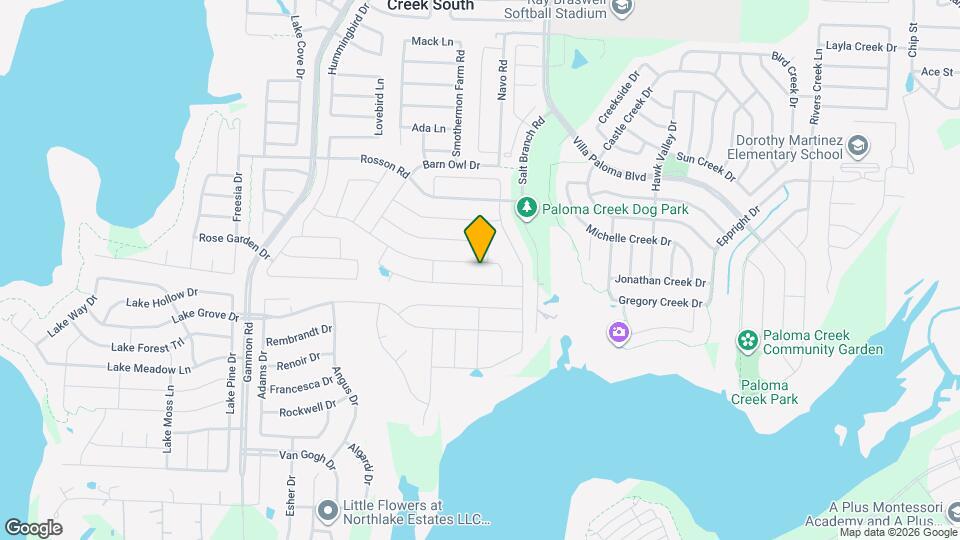 1728 Yellowthroat Dr Map and Location Details