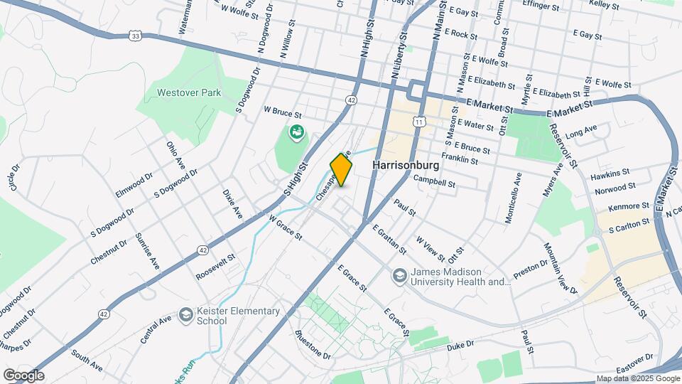 126 W Grattan St Map and Location Details