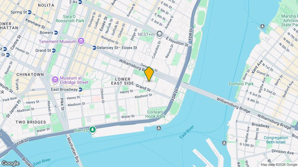 530 Grand St, Unit F8H Mapa y Detalles de la Ubicación