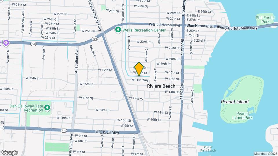 320 W 16th Way Map and Location Details