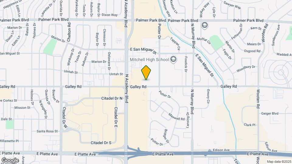 3960 Galley Rd Map and Location Details