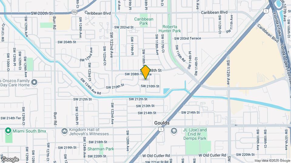 11882 SW 209th Terrace-Unit -0 Map and Location Details