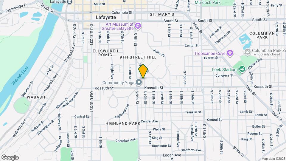 606 S 10th St Map and Location Details