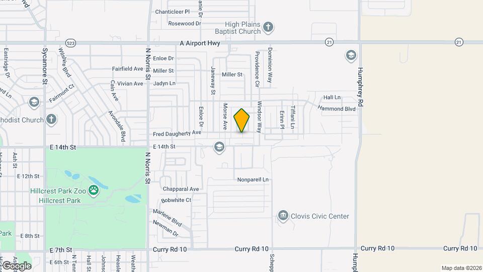 2541 Fred Daugherty Ave Map and Location Details