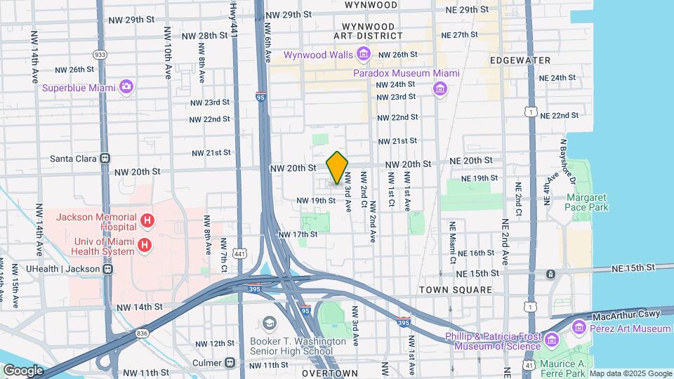 350 NW 19th Terrace Map and Location Details