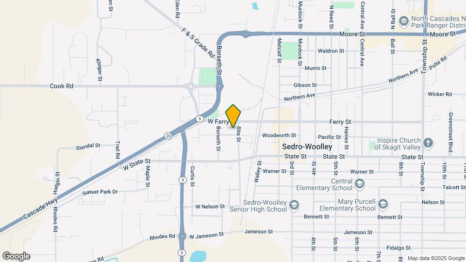 210 w Woodworth st, Unit #2 Map and Location Details