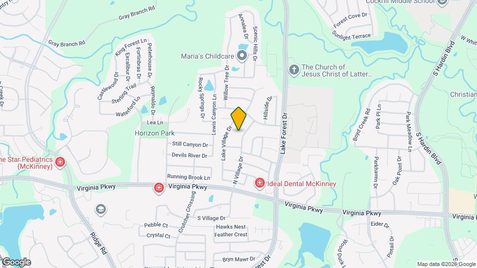 405 N Village Dr Map and Location Details