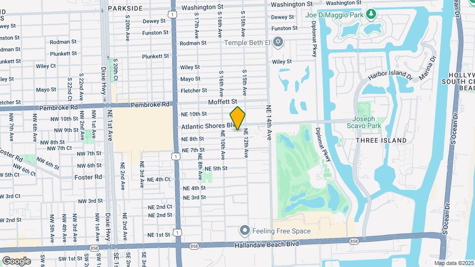 1107 NE 8th St Map and Location Details