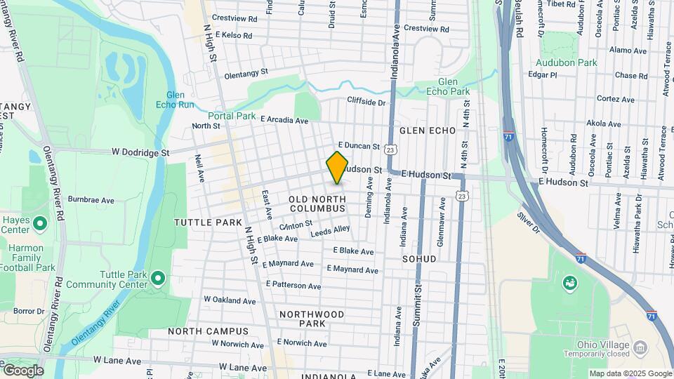 212 E Tompkins St Map and Location Details