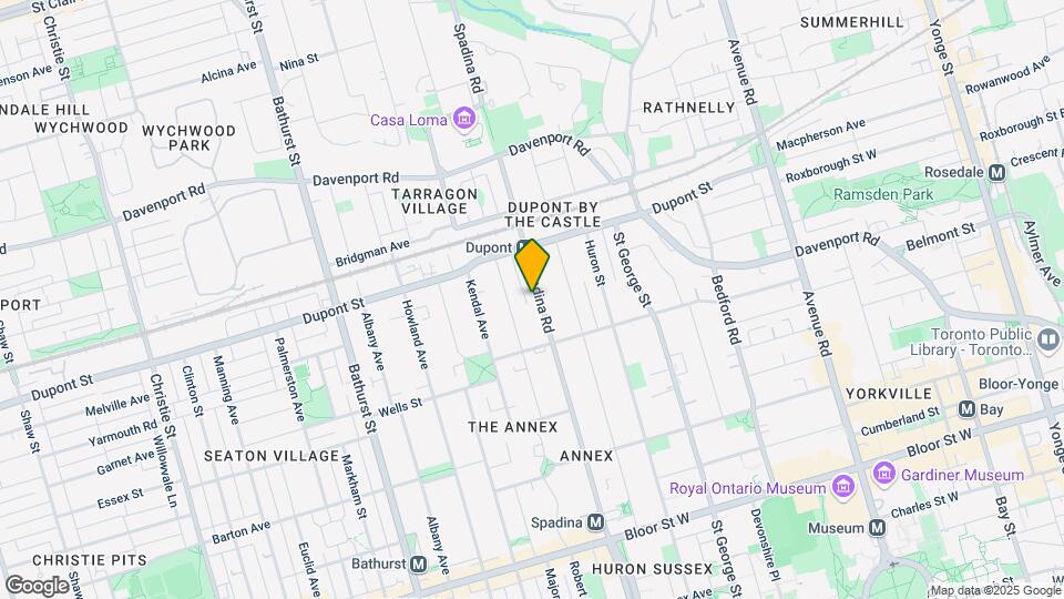 142 Spadina Rd Map and Location Details