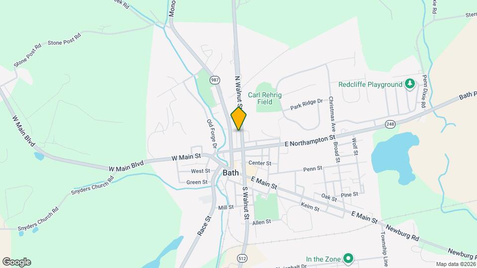 134 N Walnut St Map and Location Details