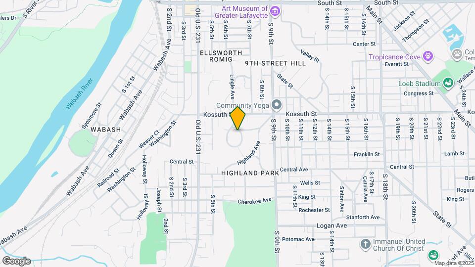 867 Shawnee Ave Map and Location Details