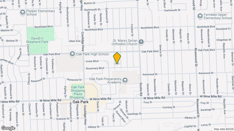 13030 Rosemary Blvd Map and Location Details
