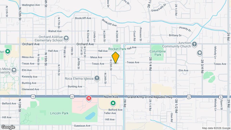 2531 Texas Ave Map and Location Details