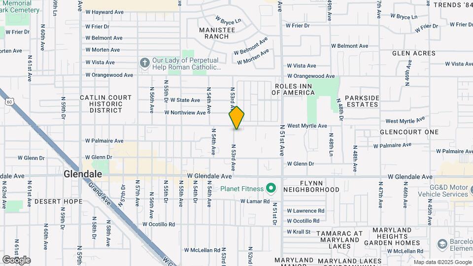 7151 N 53rd Ave Map and Location Details