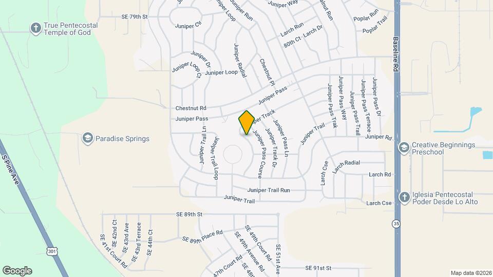 70 Juniper Track Map and Location Details